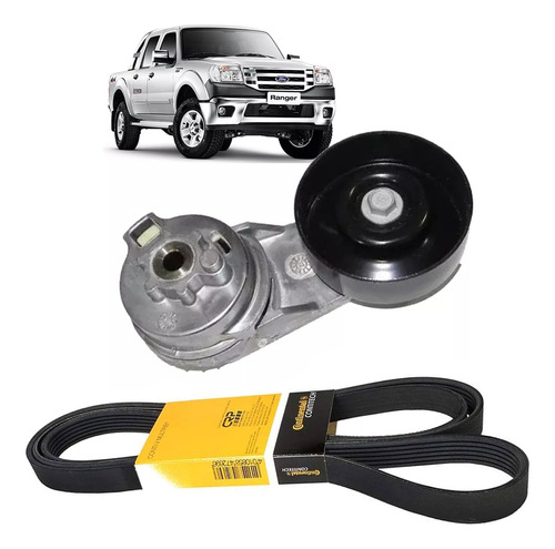 Kit Tensor + Correa Poly V Ford Ranger 3.0 Power Stroke