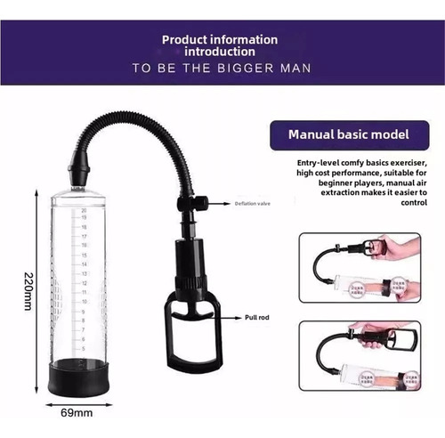 Extensor De Bomba De Vacío Manual Auxiliar Con 3 Anillos