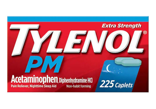 Tylenol Pm Extra Fuerte AnaLGésico 225 Comprimidos