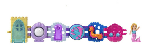 Polly Pocket Set De Juego Brazalete De Tesoros De Sirena