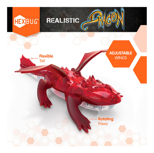 Control Remoto Robot Dragon Hexbug Recargable Para Niños May