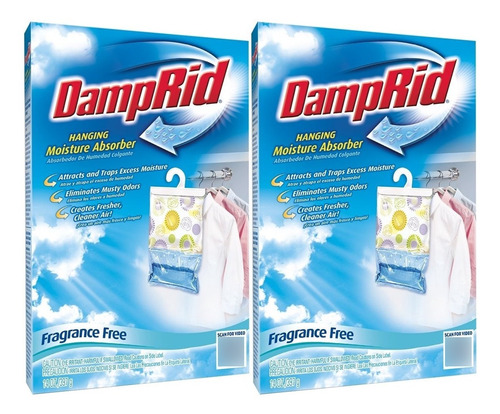 Damprid Damp Rid Absorbente De Humedad Para Colgar, Sin Frag