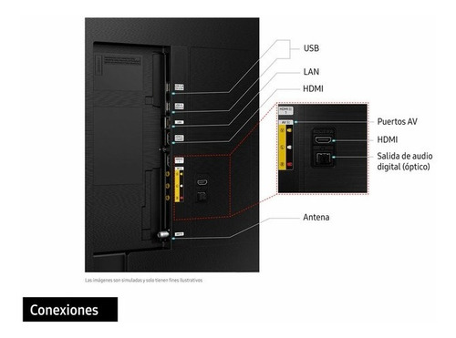 Imagen 5 de 7 de Tv Samsung 50 50au9000 4kuhd