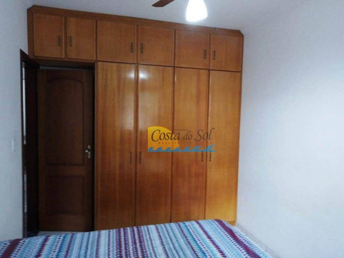 Apartamento Com 2 Dormitórios À Venda, 75 M² Por R$ 305.000 - Vila Guilhermina - Praia Grande/sp - Ap15665