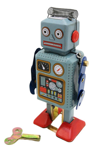 5 Juguete De Hojalata De Cuerda, Robot, Coleccionables,