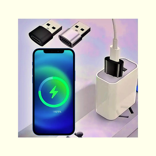 Adaptador Usb Tipo C Hembra A Usb Macho Otg Carga Rápida Y D