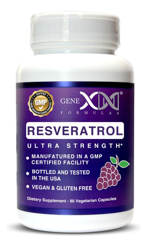 Genex Resveratrol De 1500 Mg Con Bioperina Para Absorcion | 
