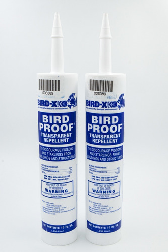 2x Repelentes Palomas Púas En Gel Bird-x 4.5 Mts Lineal