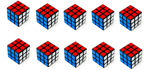 Cubo Rubik 3x3x3 Combo De 10 Unidades Eventos Regalo
