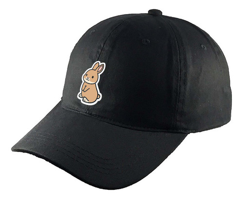 Gorra Clasica Algodón Negra Dibujos De Animales R150