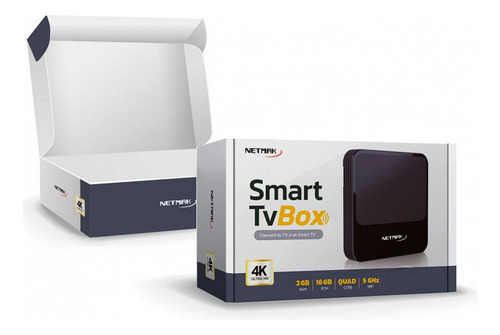 Smart Tv Box Convertidor Netmak 16gb/2gb Android 10 4k