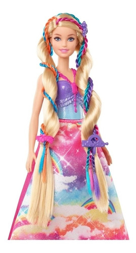 Muñeca Barbie Dreamtopia Princesa Trenzas Mágicas