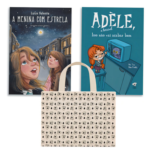 KIT A menina com estrela + Isso não vai acabar bem + ecobag, de Mr. Tan Antoine Dole. Editora Leya, capa mole em português, 2022