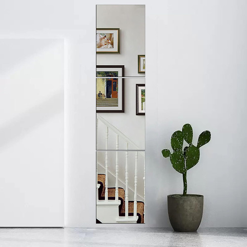 3 Piezas Espejo De Pared Azulejos Autoadhesivo Acrílico...