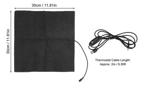 Almohadilla Térmica De 30 X 30 Cm, Temperatura Ajustable Ráp