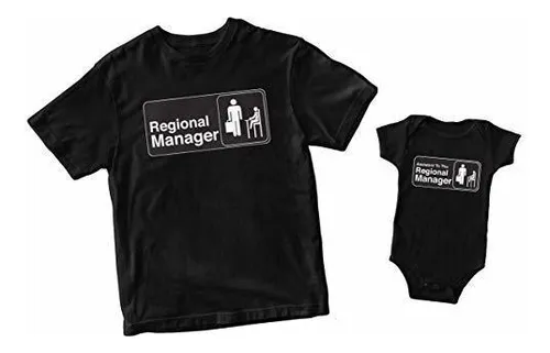 Conjunto De Camisetas Familiares Gerente Regional/asistente