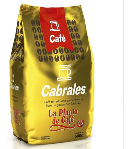 Imagen 1 de 1 de Café Cabrales La Planta Torrado Paquete De 500 Grs 