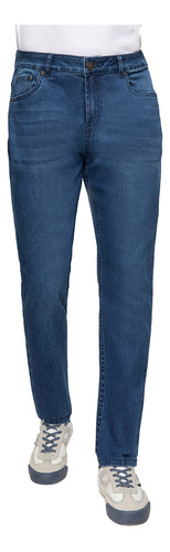 Jeans Hombre Slim Comfort Azul Oscuro Fashion's Park