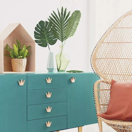 Hojas De Palma Decorativas Doradas, 72 Unidades, 10 Tipos .