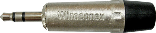 Conector Plugue P2 Stereo Wireconex 3,5mm Stereo Para Cabo