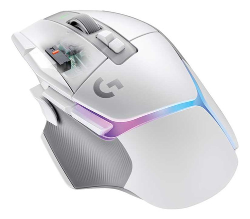 Mouse Gamer Sem Fio G502 X Plus Rgb Lightsync Branco Logitech G