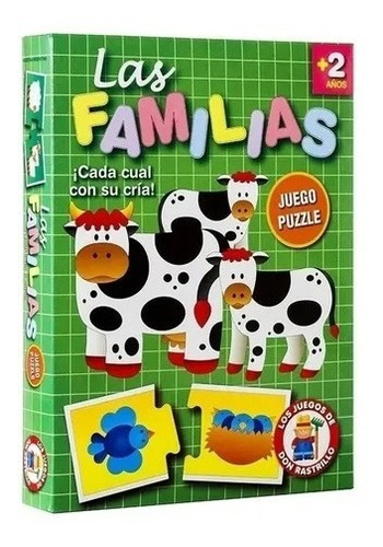 Juego De Mesa Las Familias Animales Ruibal Don Rastrillo