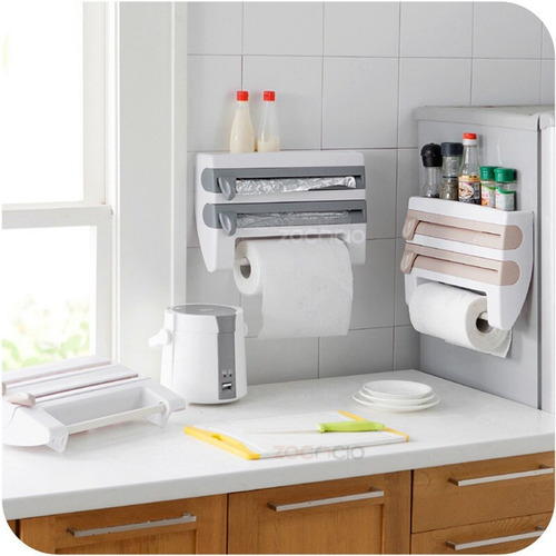 Organizador De Cocina Estante Almacenamiento De Papel