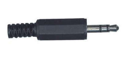 Conector Plug 6.5mm Estereo plastico Audio