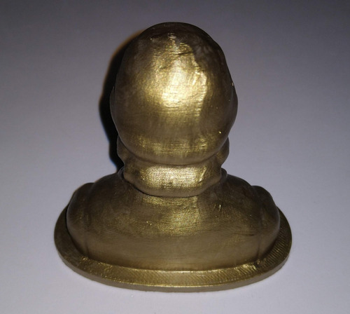 Busto William Shakespeare Autor Gênio Escritor Cor Bronze