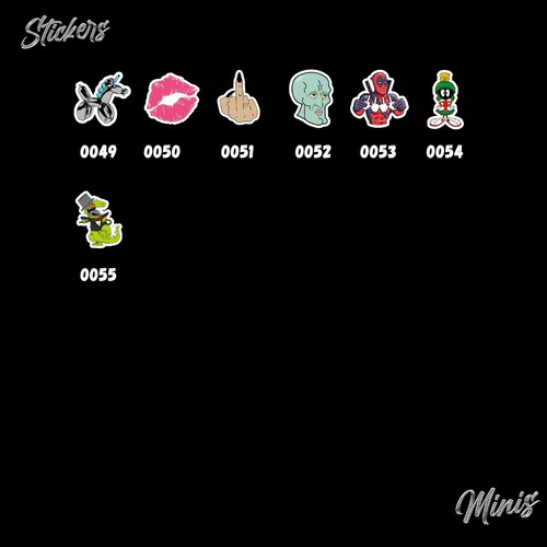 Imagen 4 de 8 de Sticker (calcomanías Para Laptop, Tablet, Celular, Libreta)