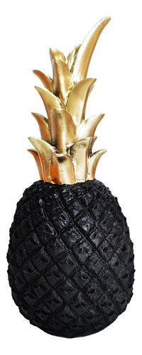 Escultura De Abacaxi Em Formato De Fruta, Estátua Preto Eu