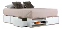 Comprar Juego De Box Multifunción Y Respaldo Integrado + Mesa De Luz