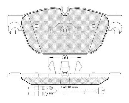 Pastilla De Freno Citroen Ds4 Crossback 1.6 Thp - 2.0 Hdi 15