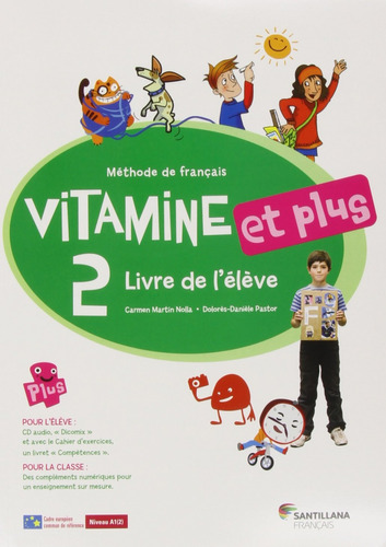 Libro Vitamine Et Plus 2 (eleve+cd) 6º.frances Primaria