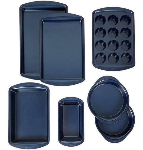 Set De Moldes Charolas Panque Cupcakes C/7 Pzas 2105-0-0356