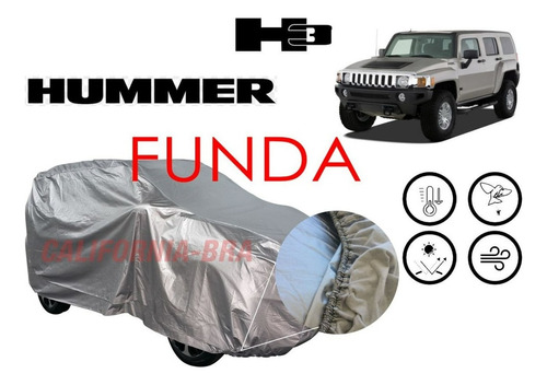 Recubrimiento Broche Eua Car Cover Hummer H3