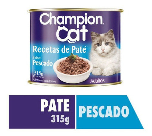 Champion Cat Recetas De Paté Pescado 315g