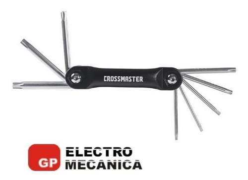 Imagen 2 de 7 de Juego De Llaves Torx Plegables 8 Piezas Crossmaster