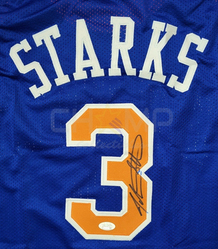 Jersey Firmado John Starks New York Knicks Autografo Custom