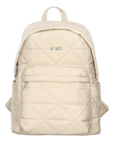 Bolsa Backpack Para Mujer Enso Eb508bpbe Color Beige