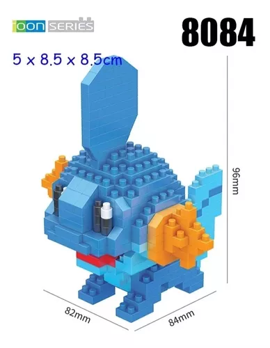 Bonecos Pokémon Nanoblock - Montagem Lego