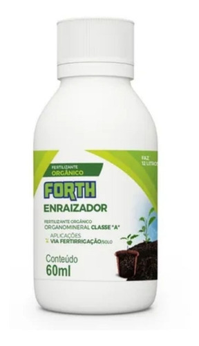 Enraizador Kit 6 Fertilizante Concentrado Raiz 60ml Forth