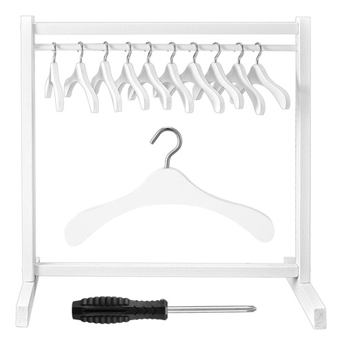 Civaner 11 Percheros Para Muñecas Con Percha De Madera Para