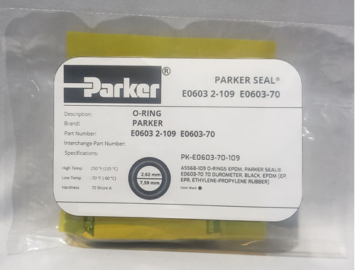 O-ring Oring Sello Parker E0603 2 109 Epdm