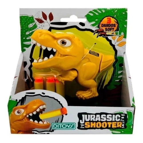 Muñeco Lanza Dardos Jurassic Shooter Ditoys 2505