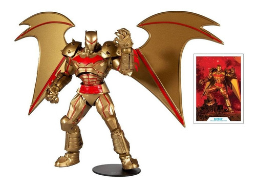 Figura Batman Hellbat Gold Edition Mcfarlane Toys Multiverse