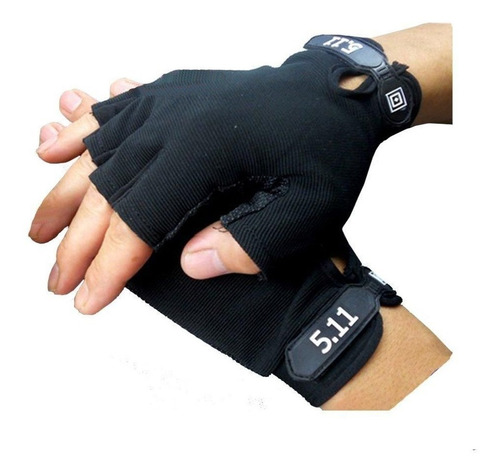 Guantes Tácticos Dedo Cortos 5.11 Ciclismo Pesca Senderismo