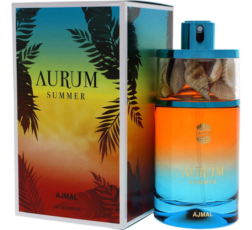 Perfume Ajmal Aurum Verano Mujeres 75 Ml Edp Floral Frutal
