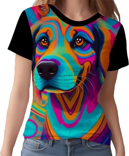 Camisa Camiseta Rave Cachorro Psicoélico Good Vibe Psico 12