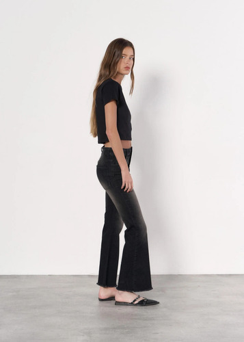 Pantalón Flare De Jean Elastizado - Grant